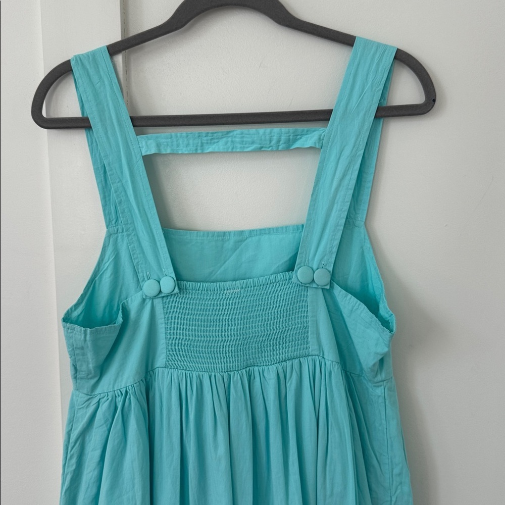 NWT Anthropologie By Anthropologie Square-Neck Tiered Dress Size M - Picture 8 of 14